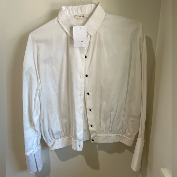 Celine Tuxedo Top - Picture 2 of 8